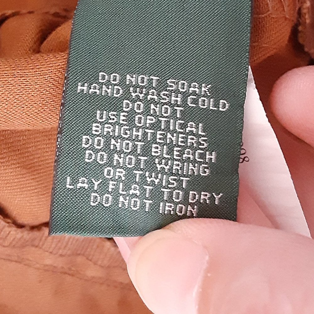 Lauren Ralph Lauren Brown A-Line Skirt - Picture 10 of 12